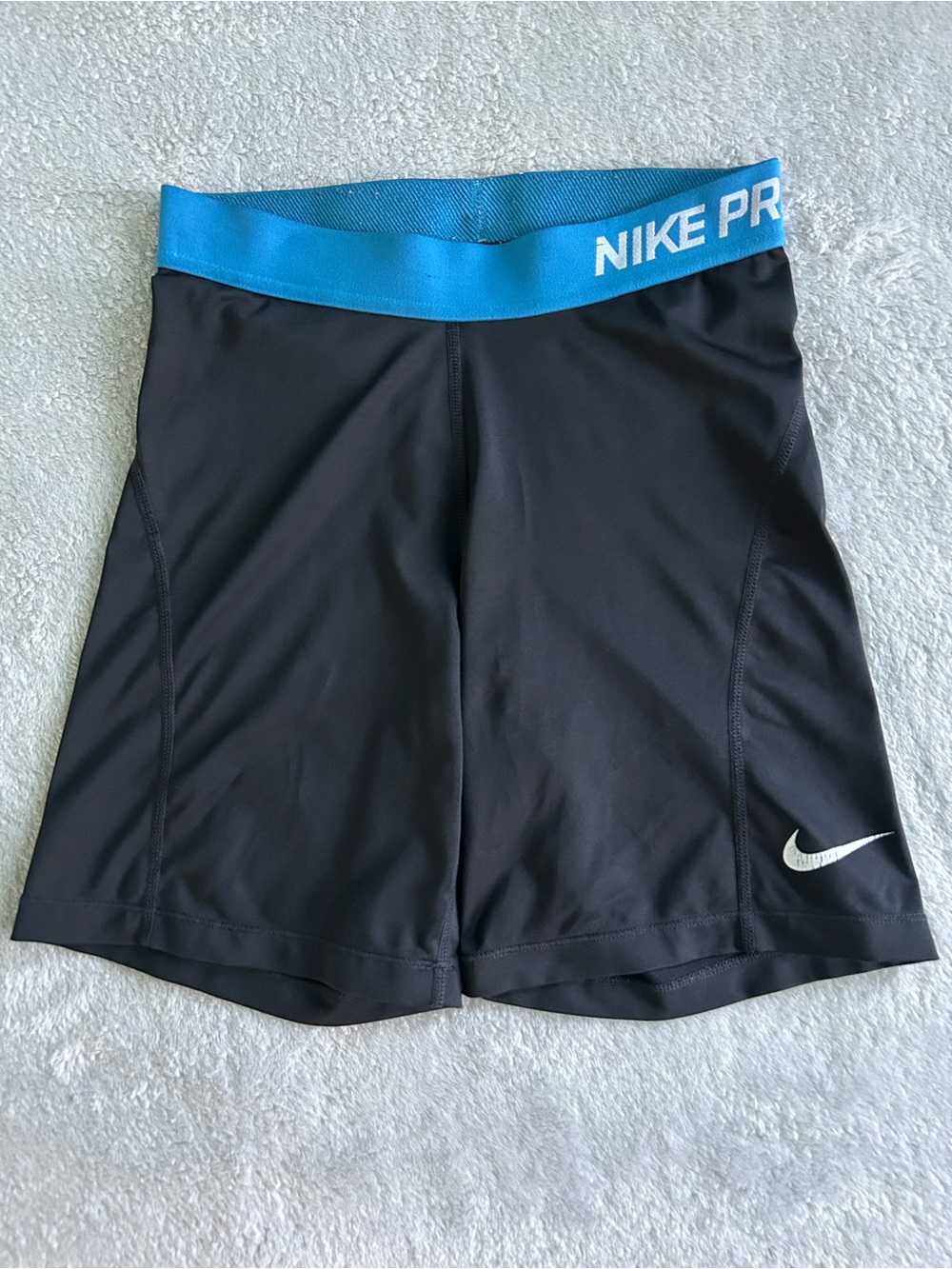 Nike Pro Black Athletic DRI-FIT Compression Biker Shorts Size S